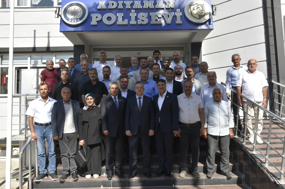 Emniyet Müdürü Nazman, Mahalle Muhtarlarıyla Bir Araya Geldi