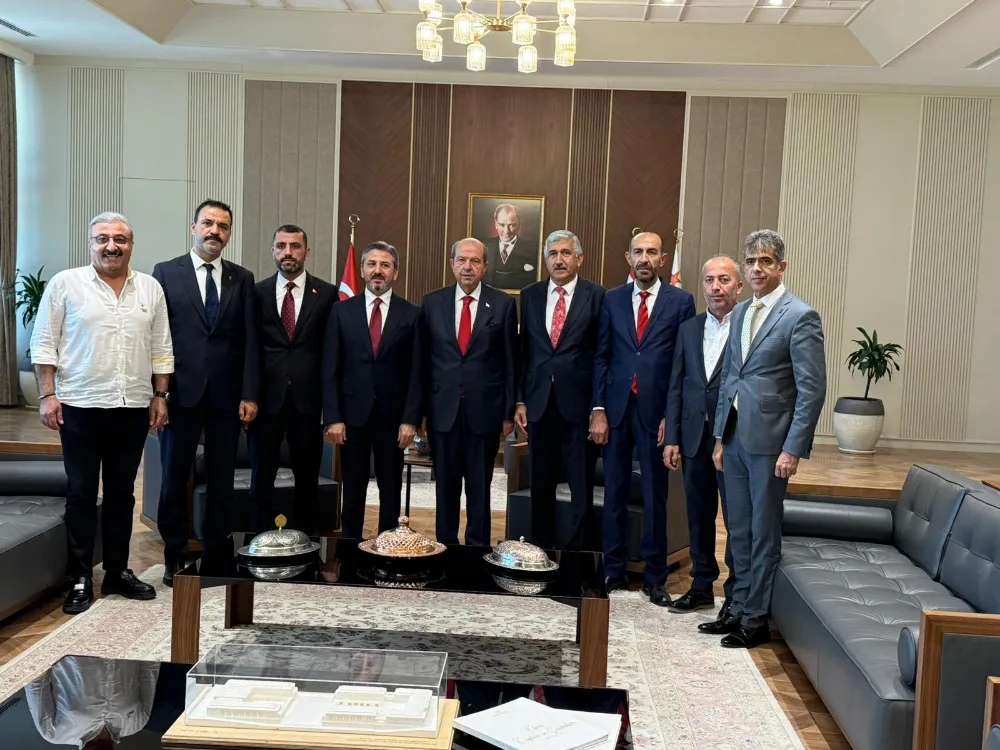 Başkan Hallaç’tan KKTC Cumhurbaşkanı Ersin Tatar’a Ziyaret