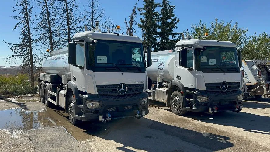 Adıyaman Belediyesine yeni arazöz takviyesi yapıldı