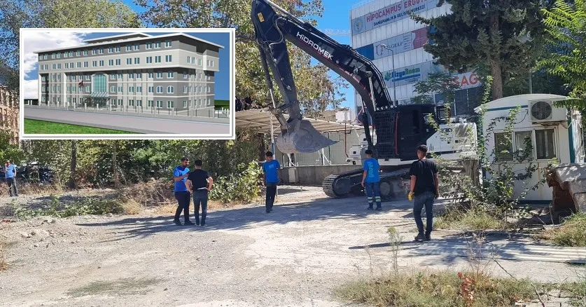 Yeni SGK binası inşaatında ilk kepçe vuruldu