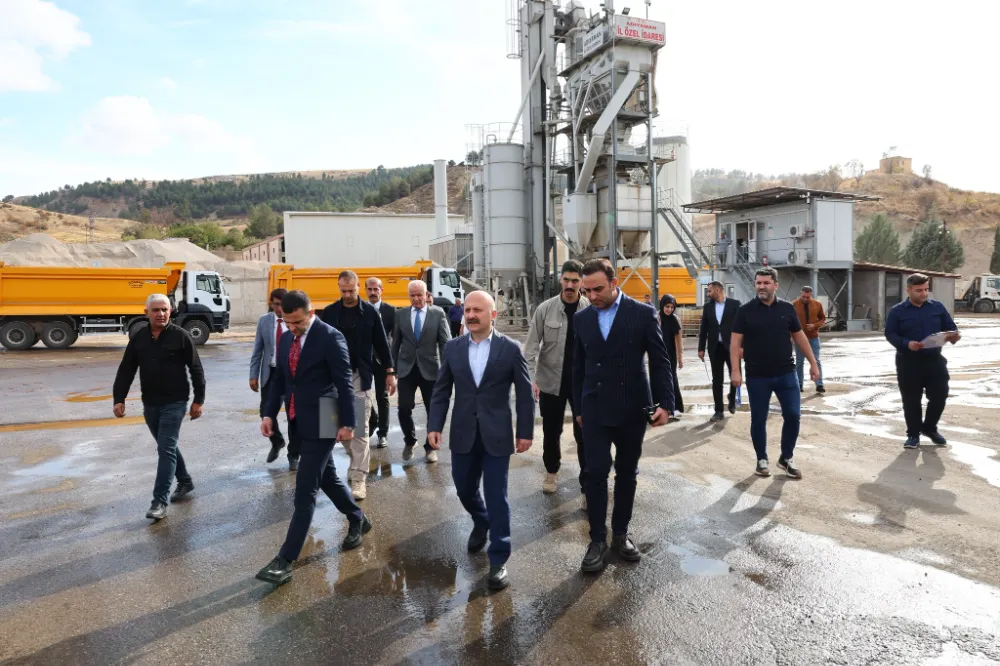 Vali Varol,Asfalt Plentini Yerinde İnceledi