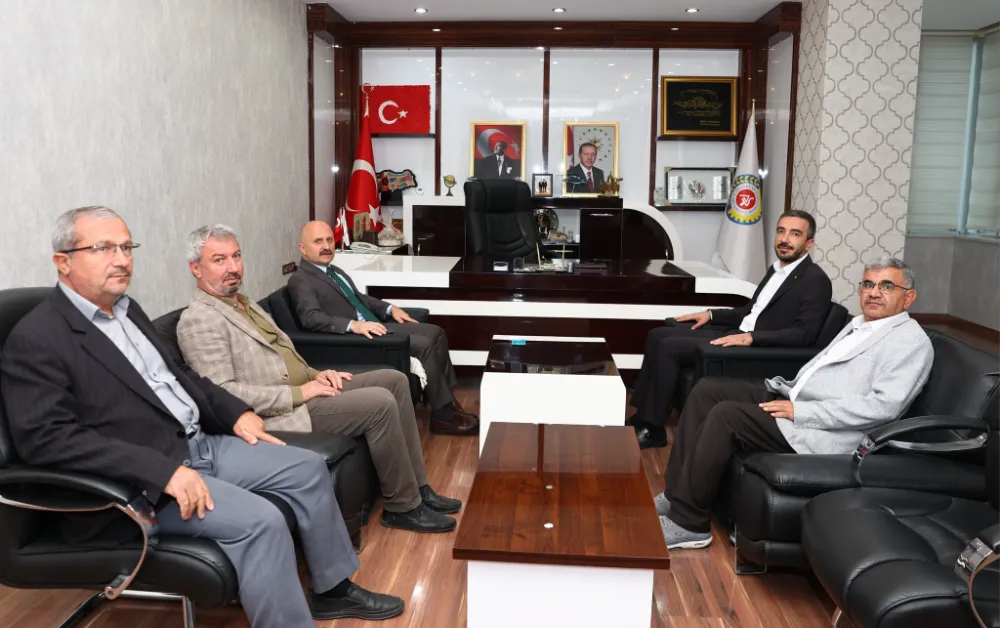 Vali Osman Varol,ATSO yöneticileri ile bir araya geldi