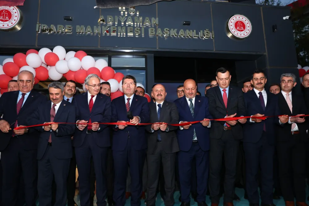 Adıyaman Adalet Sarayı Ek Hizmet Binası Açılışı Gerçekleştirildi