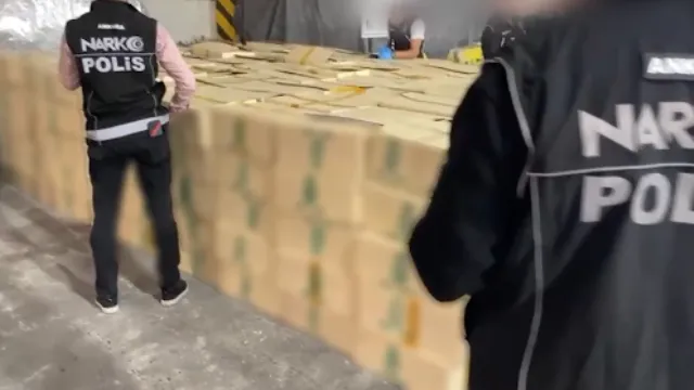 1,5 tonun üzerinde uyuşturucu ele geçirildi