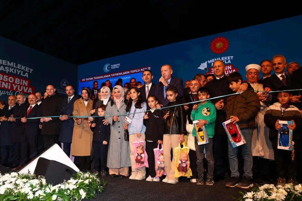 Cumhurbaşkanı Erdoğan 350 Bininci Konutu Adıyaman