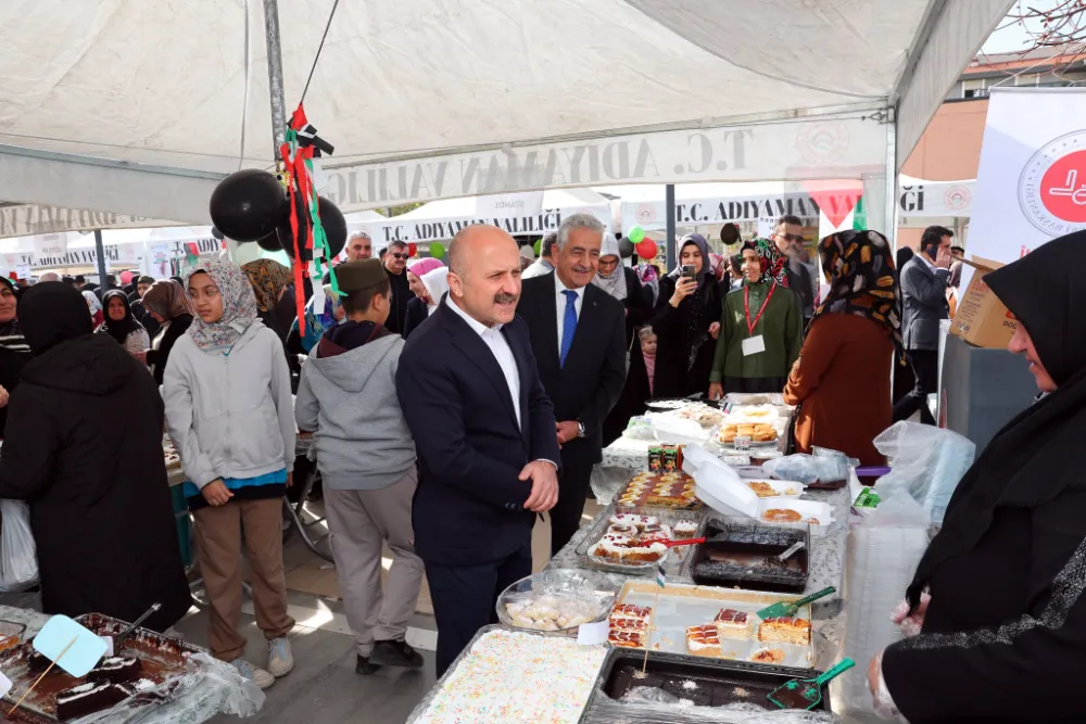 Adıyaman’dan Filistin’e Destek: “Hayır Çarşısı” Açıldı
