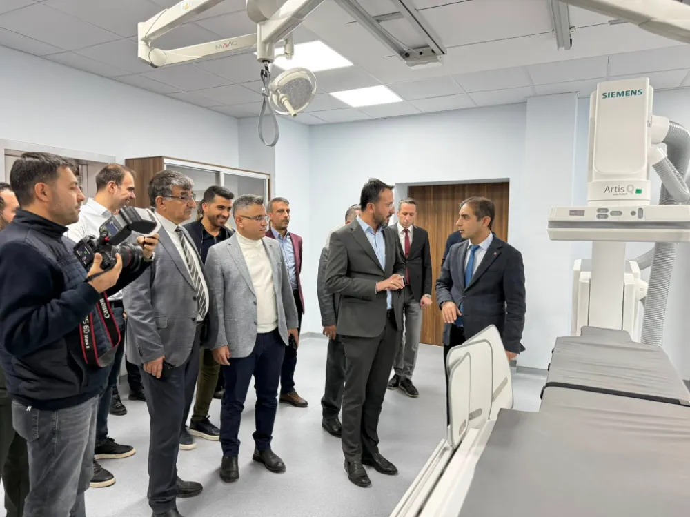 Adıyaman sağlık yönetiminden Kâhta Devlet Hastanesine inceleme