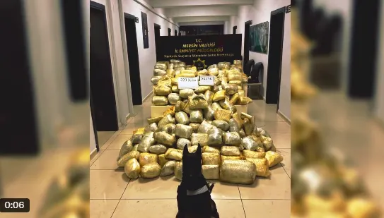 Uyuşturucuya Bir Darbe Daha: Erzurum ve Mersin’de 447,5 Kilo Zehir Ele Geçirildi