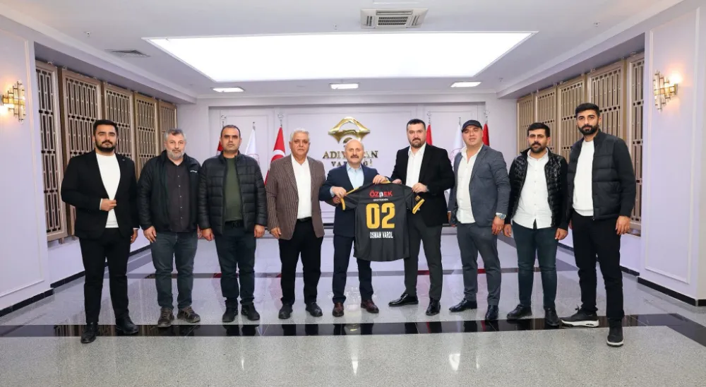 Kahta 02 Spor, Adıyaman Valisi Dr. Osman Varol’u Ziyaret Etti