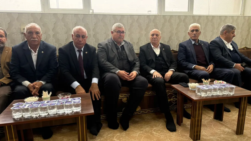 TZOB Heyetinden Kahta Ziraat Odası Başkanı Turanlı’ya Taziye Ziyareti