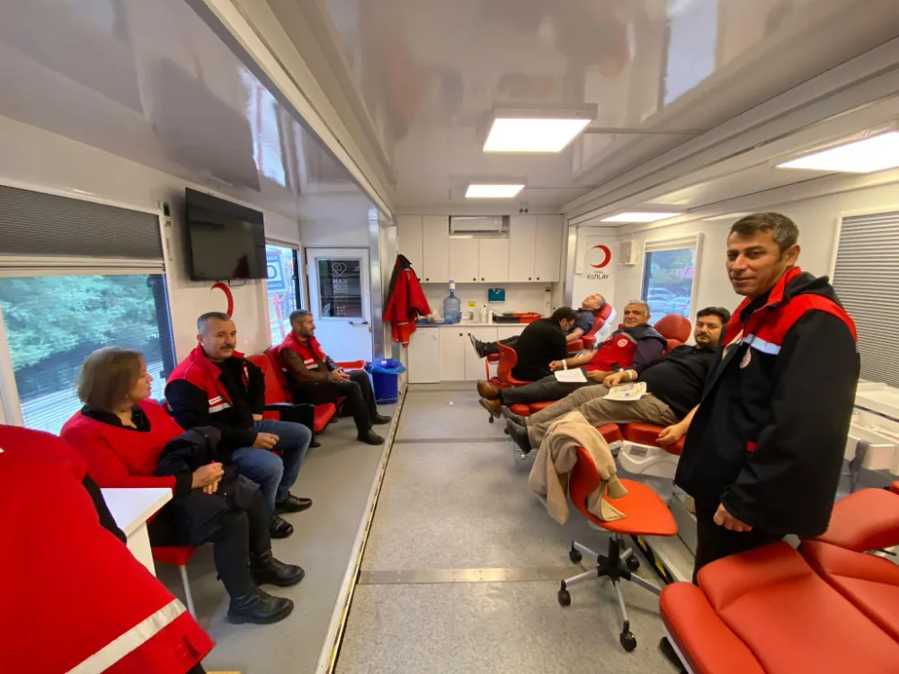 Tarım İlçe Müdürlüğü’nden Kızılay’a Kan Bağışı Desteği