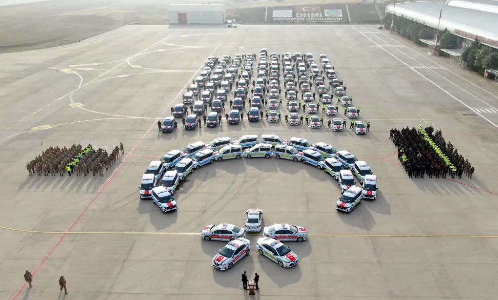 Adıyaman’ın Güvenliğine 116 Yeni Araç Takviyesi