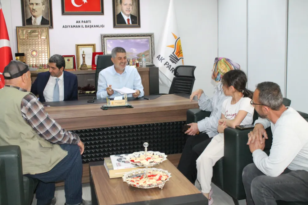 Milletvekili Şan, vatandaşlarla 