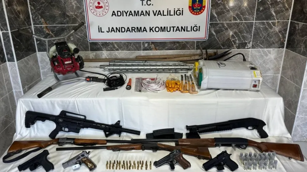 Kaçak kazıya suçüstü