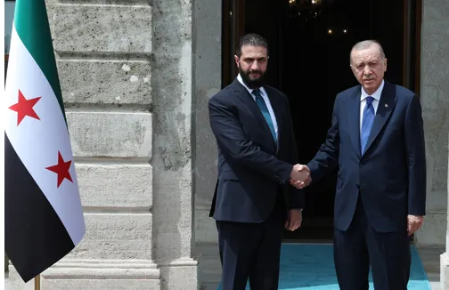 Cumhurbaşkanı Erdoğan, Ahmed Şara