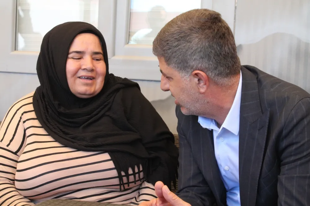 Milletvekili Şan depremde ampute olan vatandaşları ziyaret etti