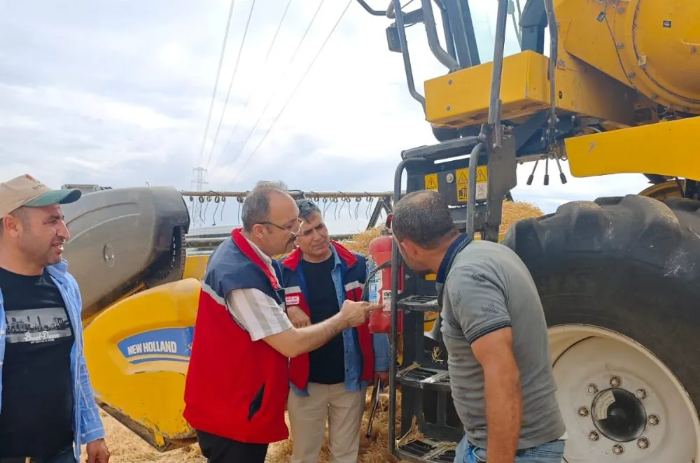 Hasatla birlikte biçerdöverlere sıkı denetim  