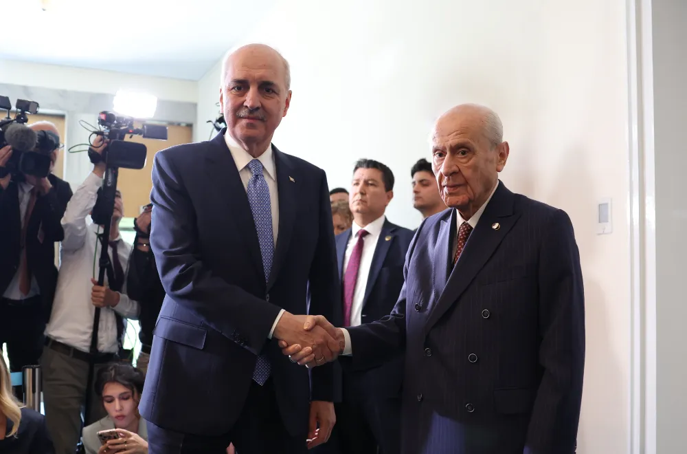 Numan Kurtulmuş, Devlet Bahçeli’yi ziyaret etti