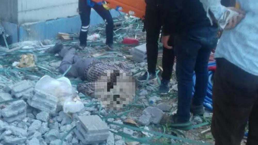 İnşaatın 6. kattan düşen işçi hayatını kaybetti