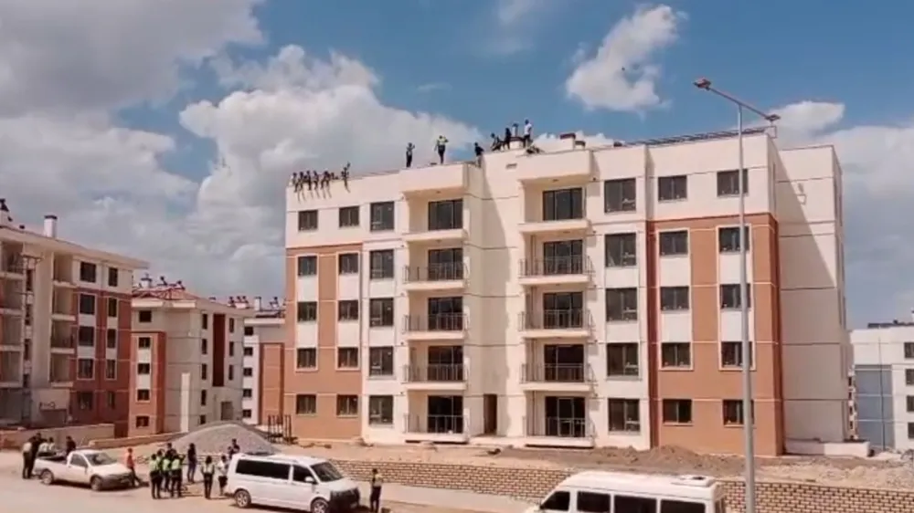 TOKİ işçileri Adıyaman