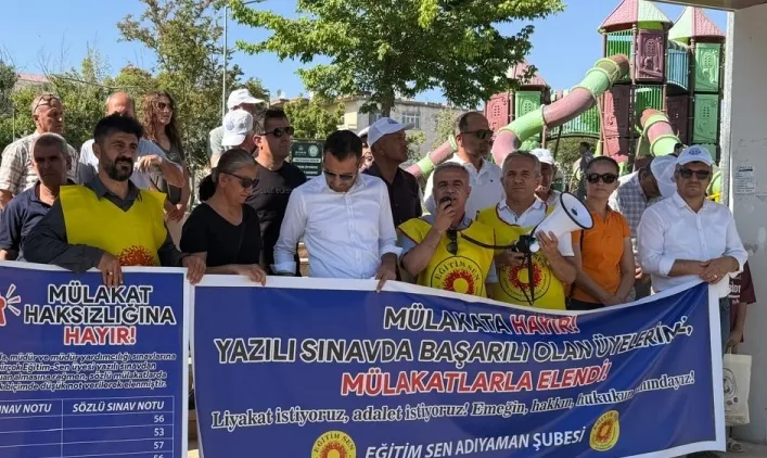 Eğitim Sen’den mülakat tepkisi:Liyakat Haktır, Mülakat Zorbalıktır!