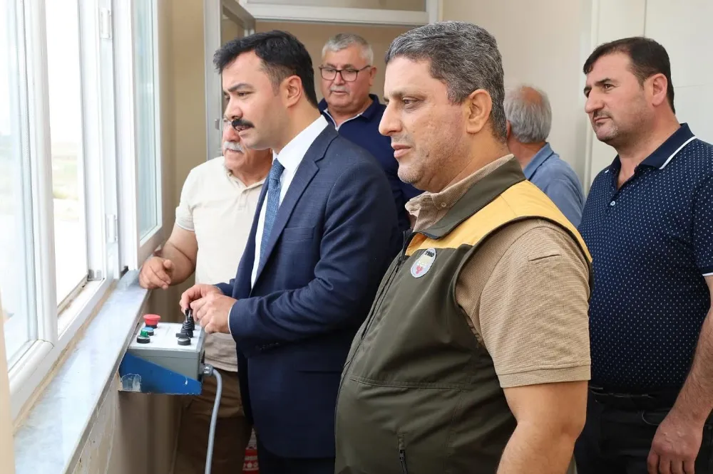 Kahta’da buğdayın bereketi Kaymakam Soysal