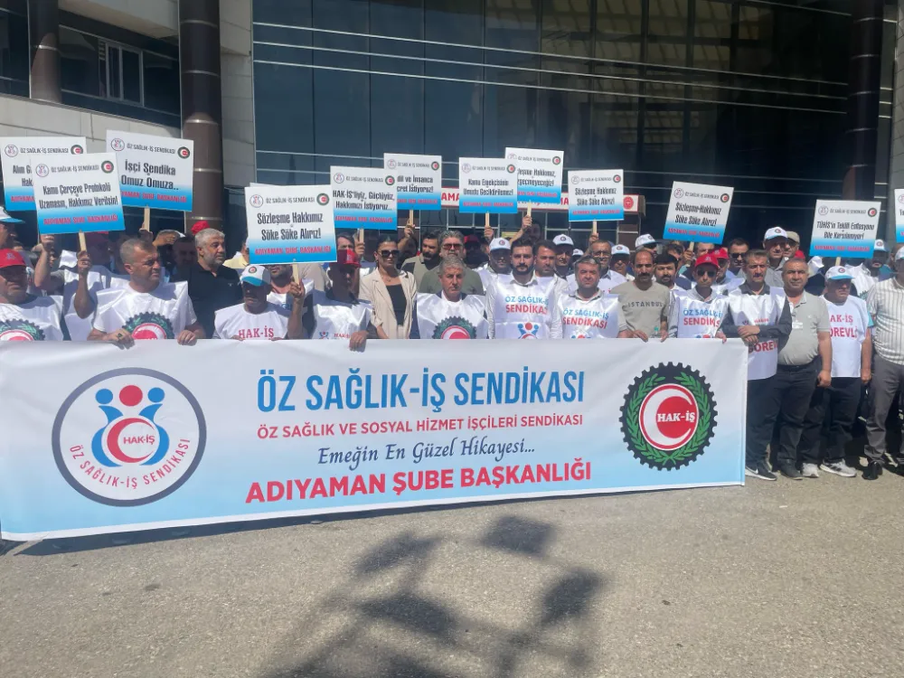 Öz Sağlık-İş Sendikasından basın açıklaması