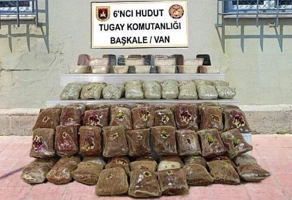 Van hudut hattında 87 bin kilogram uyuşturucu ele geçirildi