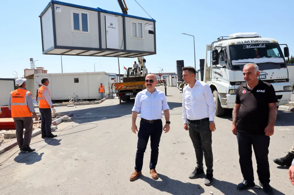 Konteynerler kaldırılıyor