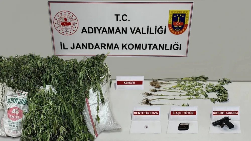 Adıyaman’da uyuşturucuya 5 gözaltı