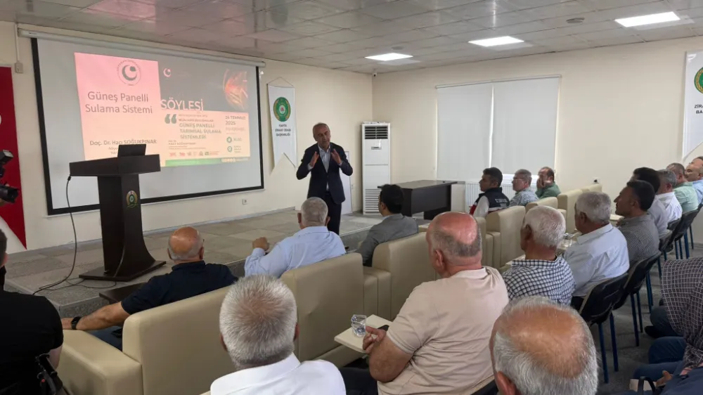 Çiftçilere Güneş Panelleri Anlatıldı