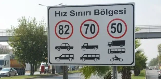 Karayollarında hız sınırı ve levhalara standart geliyor