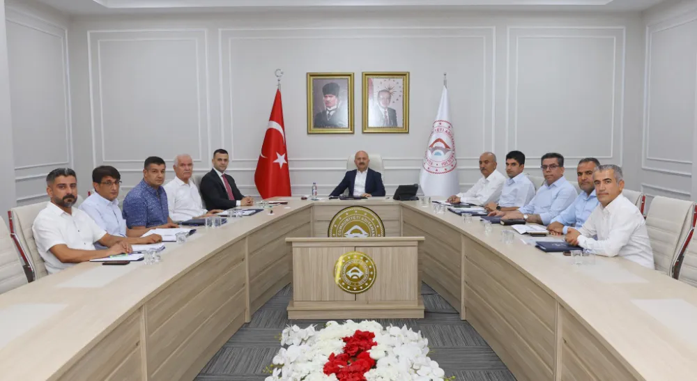 Adıyamnda İl Özel İdaresinin yatırım ve projeleri masaya yatırıldı