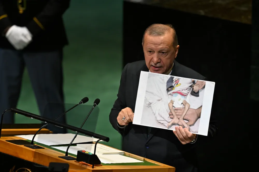  Edoğan:İnsanlık tarihi son bir asırda böyle bir vahşet görmemiştir.