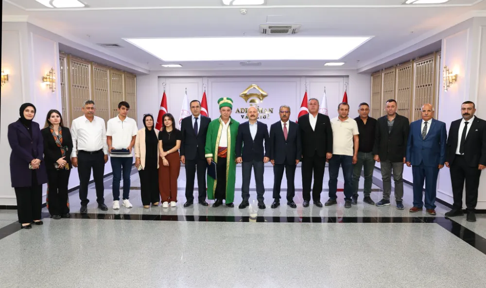 Vali Osman Varol,Ahilik Haftası heyetini kabul etti