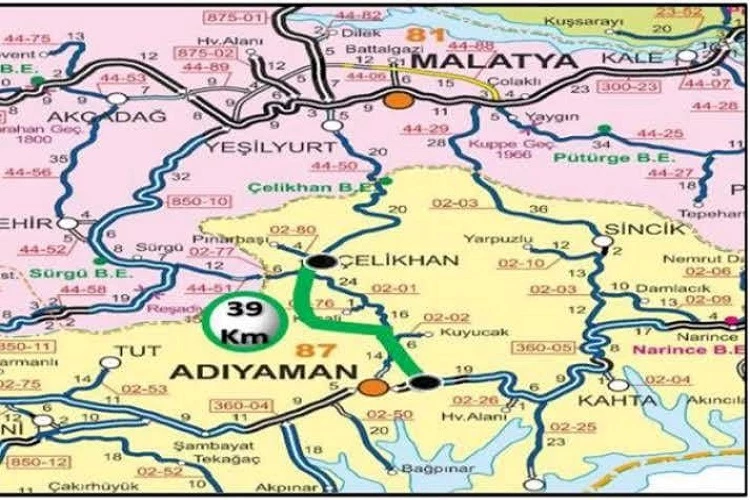 Çelikhan-Adıyaman Yolunun İhalesi Yapıldı