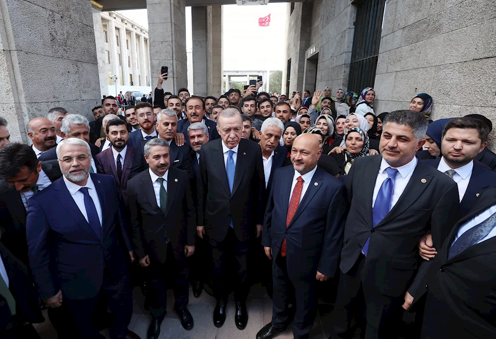 AK Parti Heyeti Cumhurbaşkanı Erdoğan