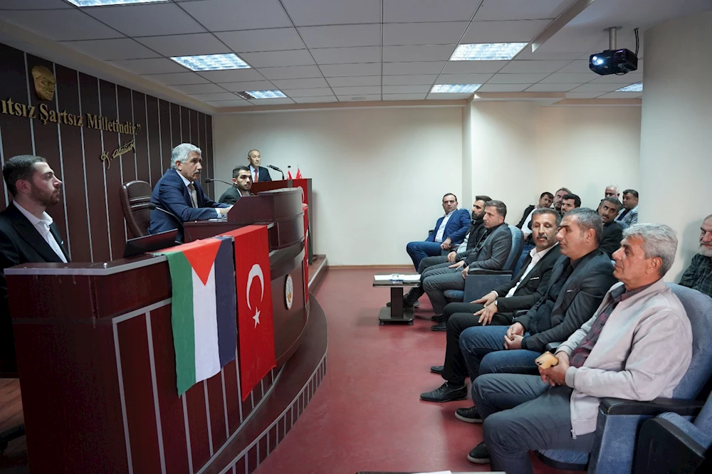 BELEDİYE BAŞKANI HALLAÇ, BELEDİYE MECLİS TOPLANTISINDA TUSAŞ SALDIRISINI VE İSRAİLİ KINADI
