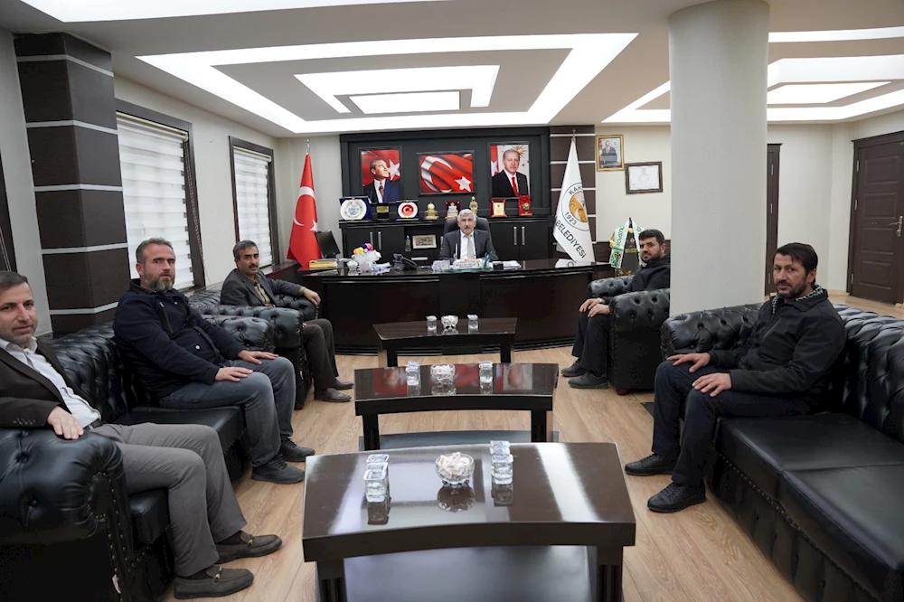 HÜDA PAR Heyeti,Başkan Hallaç