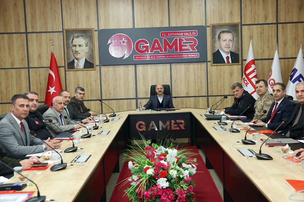Adıyaman’da 112 Acil Çağrı Hizmetleri Koordinasyon Toplantısı yapıldı