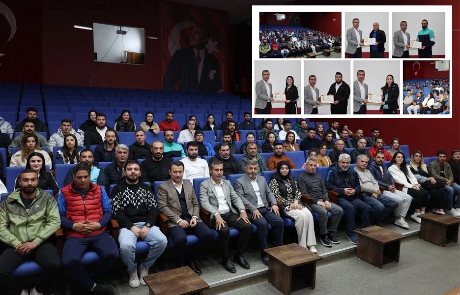 Başarılı antrenörler ödüllendirildi