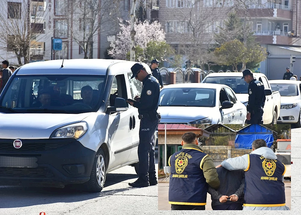 Aranan şahıslar polisten kaçamadı